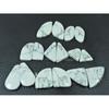 155Cts. Natural Howlite Matche Pair Fancy Cabochon Loose Gemstone 08Pair Lot C-3354