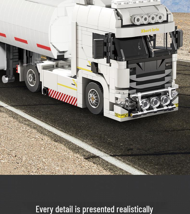 Brick Joy 66032 DIY Towing Truck Building Blocks Model for Boys