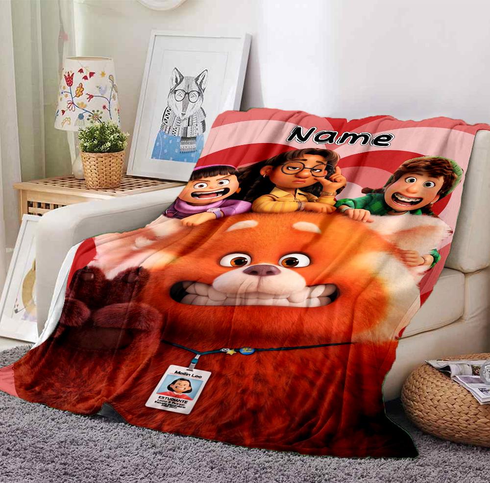 Custom Name Friendship Adventure Flannel Blanket Throw Blanket Soft Warm Sofa Bed Home Decor Unique Gift