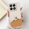 For Xiaomi 14T Pro Case Cute Dog Cartoon Cover Soft TPU Full Cameras Protection Shell For Xiaomi Mi 14T Pro Mi14T 5G Phone Cases