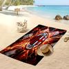Asciugamano da Spiaggia Stampato AC Milan Asciugamano Morbido ad Asciugatura Rapida Coperta da Spiaggia Rettangolare Grande Portatile per Viaggi Piscina