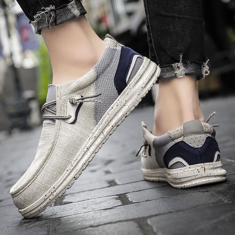 New Large Size 48 Casual Shoes for Man Comfy Canvas Loafers Men Light Breathable Men's Boat Shoes Casual Sapato Loafer Masculino