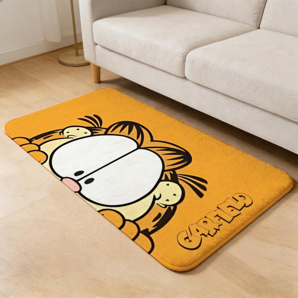 Tappetino per Pavimento Anime G-Garfield Tappetino per Porta in Flanella Antiscivolo Assorbente Lavabile Tappeto per Interni Casa