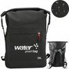Waterproof Backpack Bag Sack Water-resistant 25L Travel Tourist Black