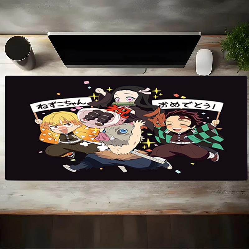 Powerful Demon Anime Mouse pad, Gaming Mouse Pad, keyboard pad, Desk Decor for computer notebook Fan Gift Birthday Gift