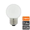 ELPA LED Light Bulb G50 Type E26 Base, Warm White, for Indoor Use, LDG1L-G-G271