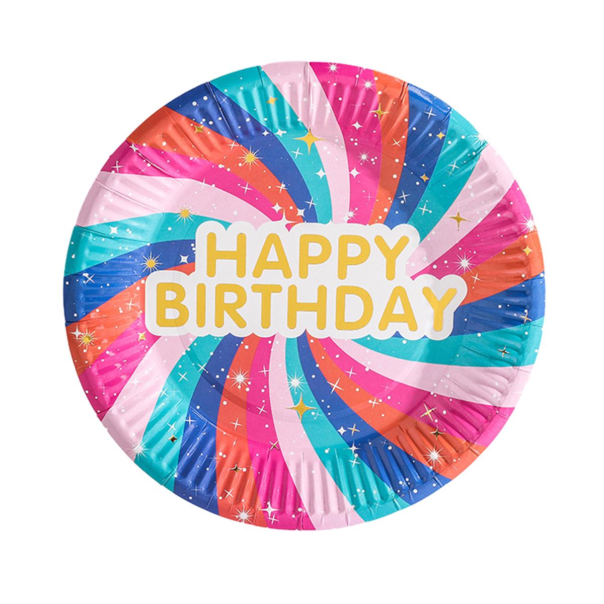 

10 шт. Принадлежности для вечеринки по случаю дня рождения Одноразовые тарелки Для празднования дня рождения Для вечеринки по случаю дня рождения 7 inch,type1