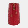 [Pre-Owned] GG Marmont Gold Logo Quilted Drawstring Bucket Bag - Very Good #VE6LP0