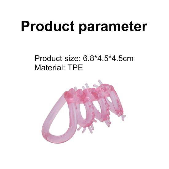 Erekční kroužek Kýl Tvar Časová prodleva Límec Muži Sexuální hračka pro dospělé