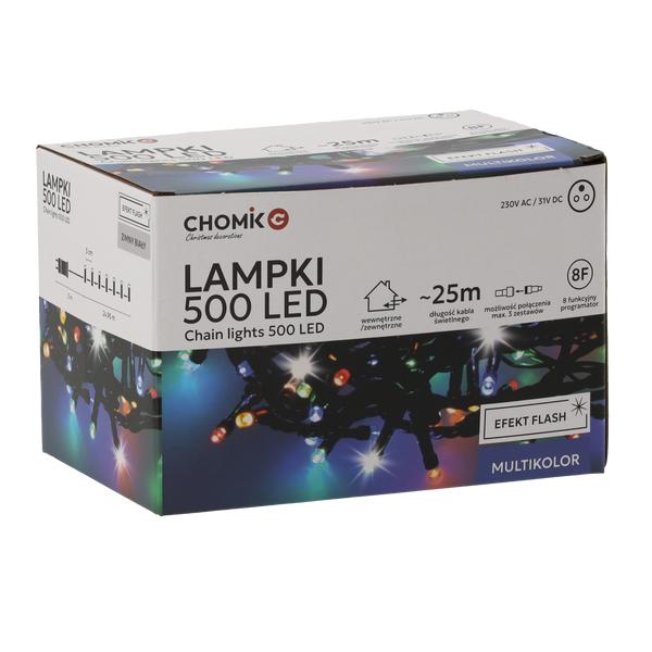 LED-Lampen 500l, warmweiß, Weihnachtsbaum, Feiertag, Innenbereich, Außenbereich, 3+25m