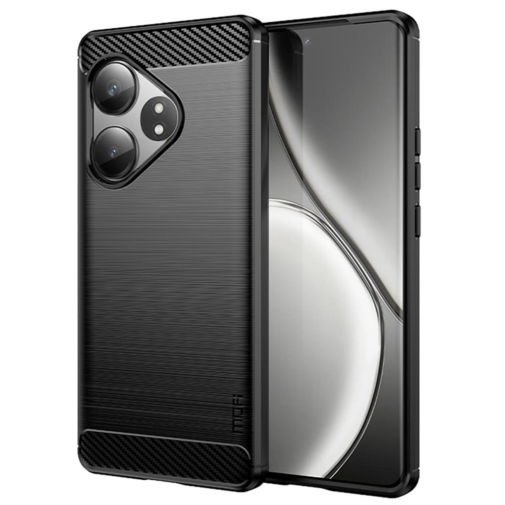 MOFI JK TPU Series-1 For Realme GT 6 5G/GT 6T 5G Case Carbon Fiber Texture Slim TPU Cover