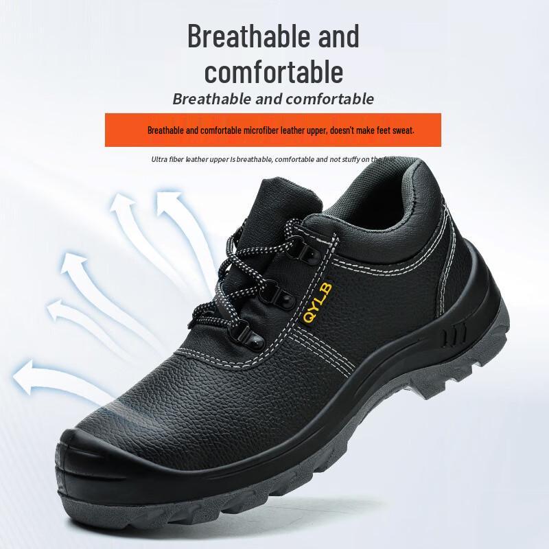 Men's Steel Toe Anti-Slip Safety Work Shoes