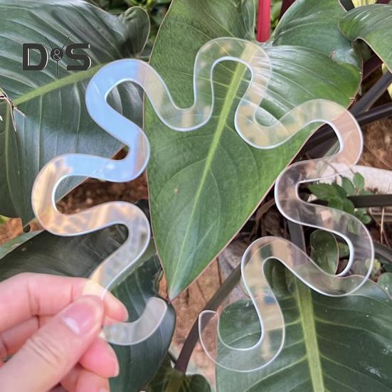 Monstera Plant Support Holder Reusable Flower Shape Plant Grapple Stem Holder Monstera Plant Retaining Support for Indoor Outdoor Plants