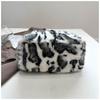 Leopard Print Plush Backpack - Women's Versatile Winter Bag
