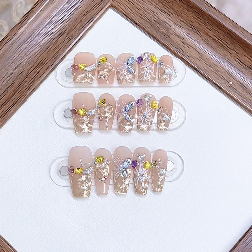 

Ручная работа, Броня, Цветной бриллиант, Сверкающая бабочка, Рай, Кошачий глаз, Бабочка, Чистый стикер для нейл-арта large L