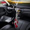 Rückspiegel-Ornamente, Bling-Autospiegel-Hängezubehör, Auto-Dekorationen für Frauen, niedliche Auto-Dekoration, Auto-Bling-Zubehör