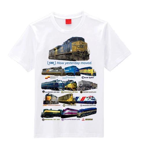 CSX Heritage HOW YESTERDAY MOVED Train T-shirts L