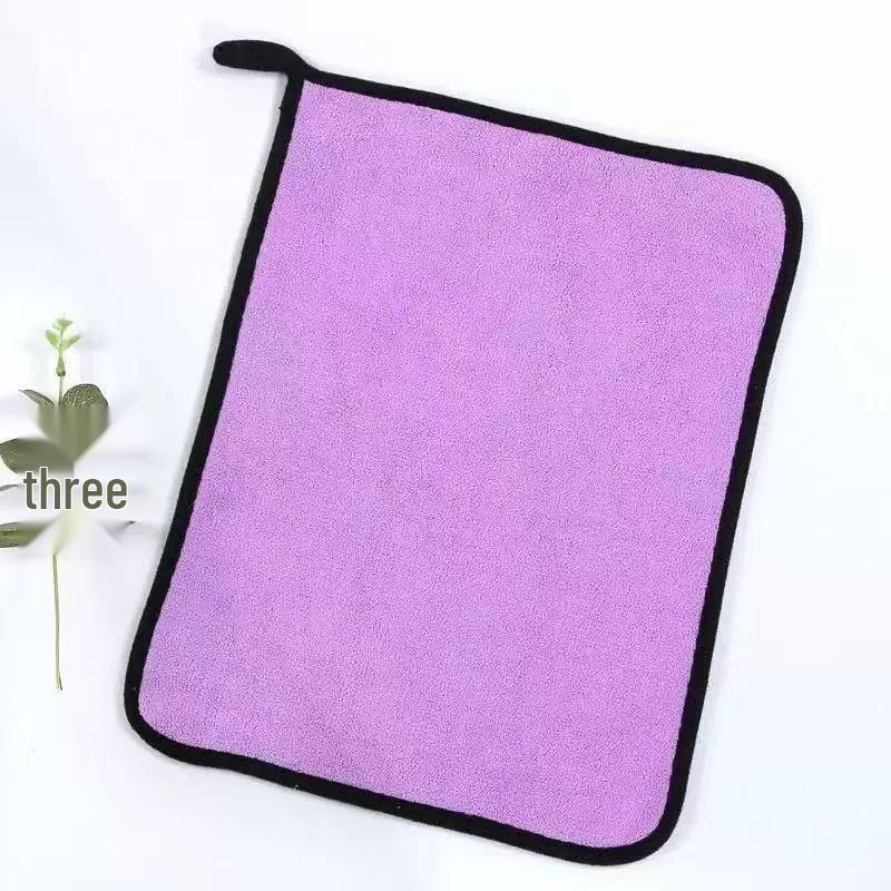 Thickened Double-Sided Car Wash Towel - Lint-Free, Non-Scratch, Absorbent Coral Fleece