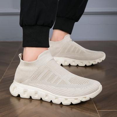 Fashion Men Shoes Mesh Sport Sneakers Breathable Soft Sole Socks Shoes Casual Lightweight EVA Bottom Zapatillas De Mujer Running Outdoor