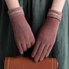 Warm gloves women winter winter outdoor sports cycling thickened touch screen windproof and cold proof