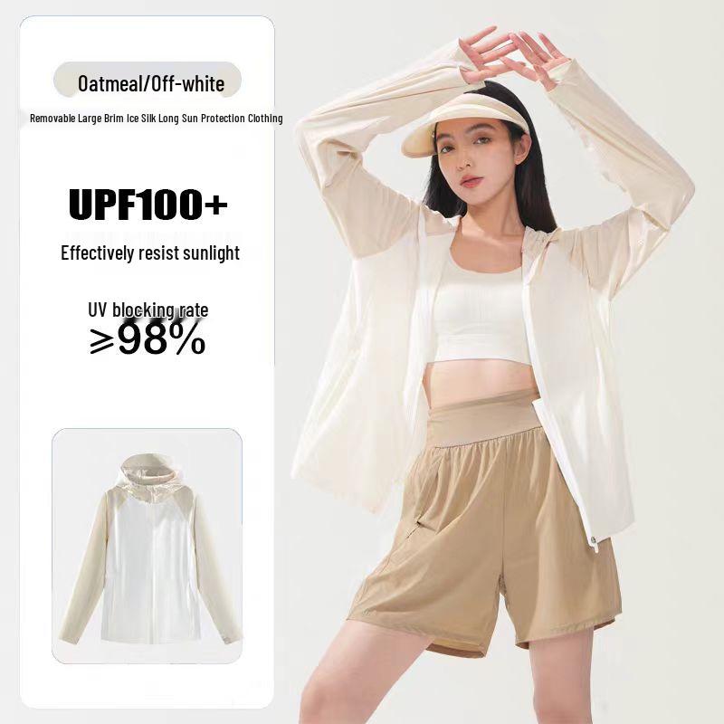 UPF100+ Jiao Yuan Ice Silk Sun Protection Coat: Breathable, Anti-UV Summer Jacket for Men and Women