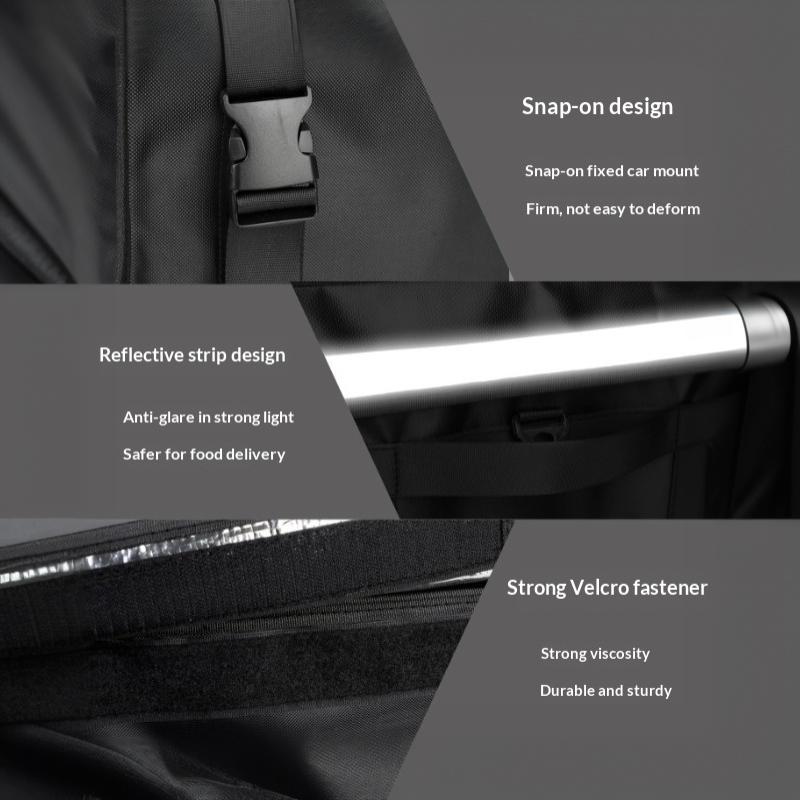 Thick Waterproof Insulated Delivery Bag For Shippers 22L 32L Shoulder Strap Included Large Capacity