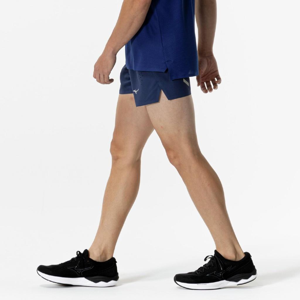 Dry Stretch Premium Running Shorts with Inner Lining, Quick-Drying, Men's, Estate Blue, Size M (J2MBC002)