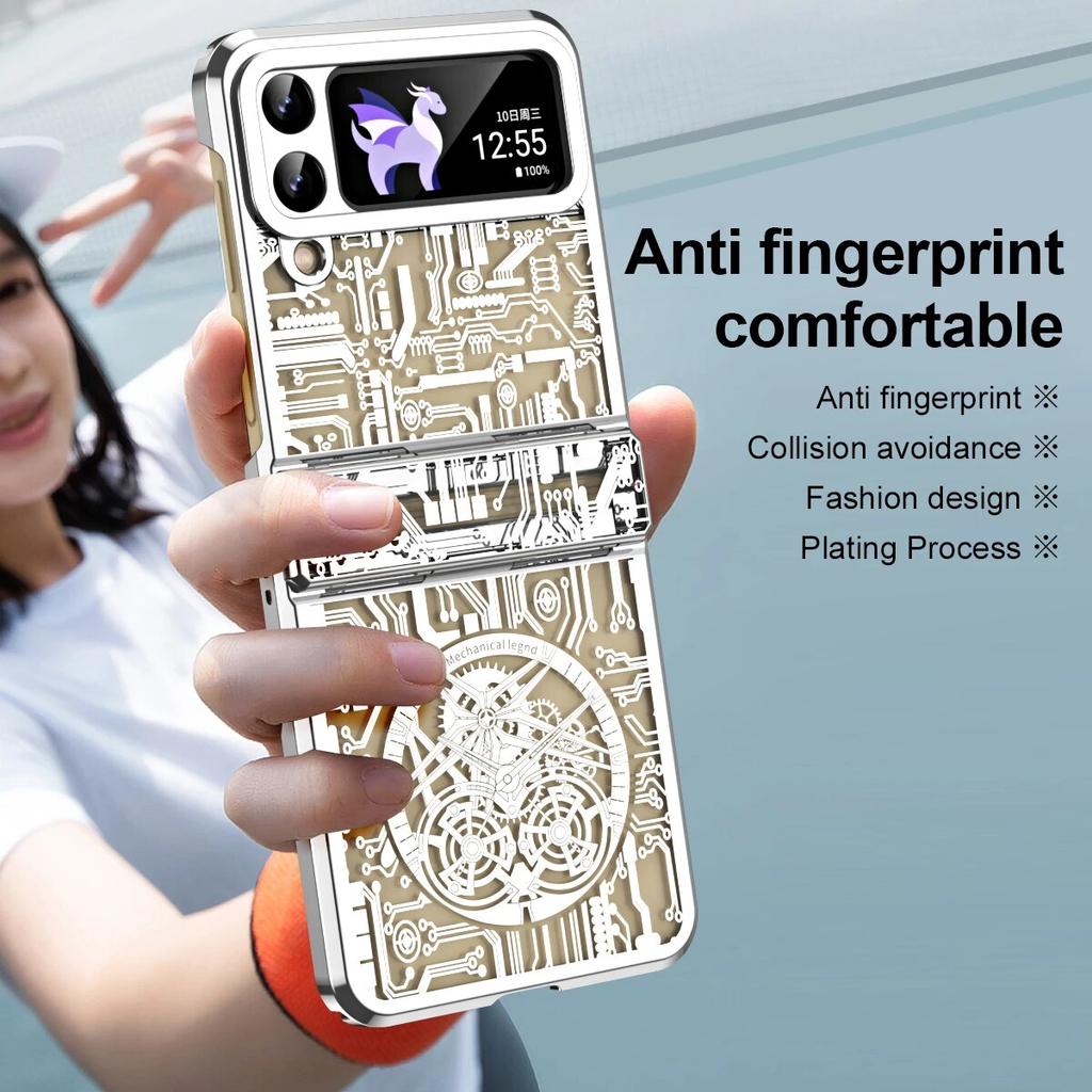 For Samsung Z Flip 4 Fashion Shockproof Funda Case for Samsung Galaxy Z Flip 4 5G Flip4 Zflip4 Fall Protection Phone Covers