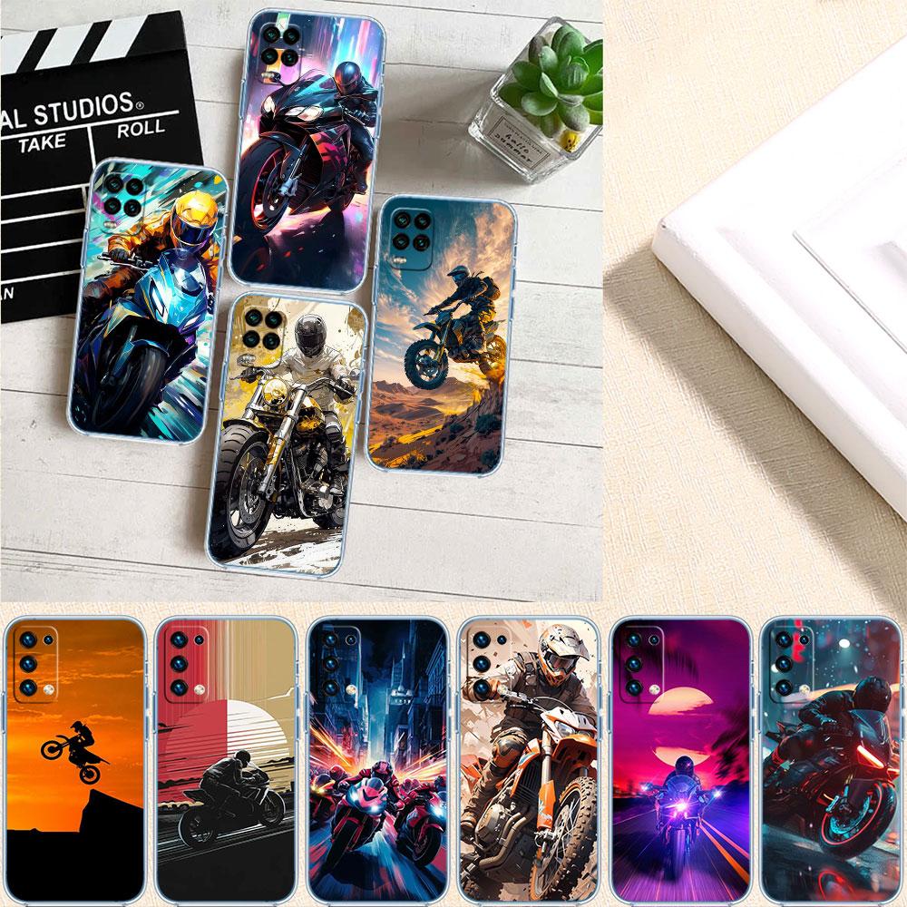 CJ81 Motorcycle Racing Phone Case for Motorola Moto G10 G20 G30 G31 G32 G34 G35 G41 G42 G50 G51 G52 G55 G60 G60S G62 G71 G72 G75