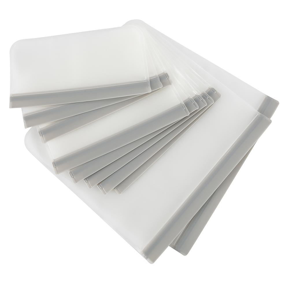 10pcs Silicone Food Storage Containers Sandwich Food Storage Bags Leakproof Containers Reusable Stand Up Zip Shut Bag Fresh Bag