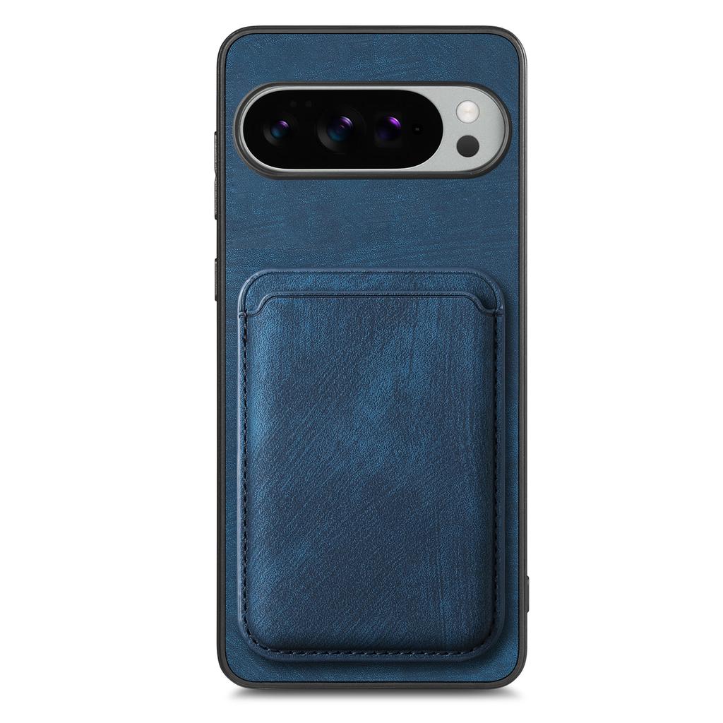 For Google Pixel 10 Pro XL Case Magnetic Case Leather Back Cover with Detachable Card Holder