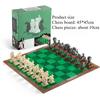 Games Gift Set: Customized Chess Board Theme Chess Set With Miniature Figures And Board Game Chess Game