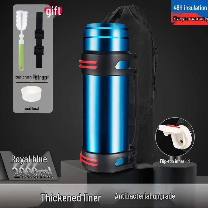 Large Capacity Stainless Steel Travel Thermos Cup for Outdoor and Car Use