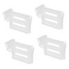 4Pcs Retractable Refrigerator Divider Clip Extendable Fridge Separator