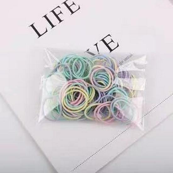 100 Pcs Child and Baby Hair Ties - Elastic, No Damage, High Elasticity Hair Bands for Small Ponytails