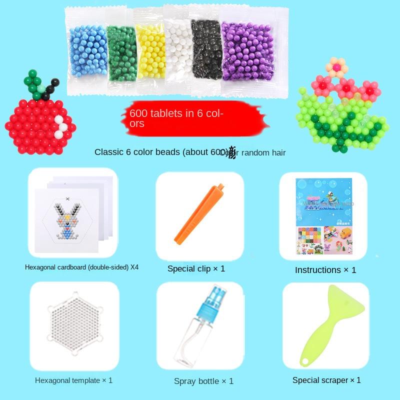 Волшебные водяные бусины ручной работы, креативные бусины для творчества, игрушки для рукоделия, волшебные водяные липкие бусины, набор сенсорных игрушек с аксессуарами.