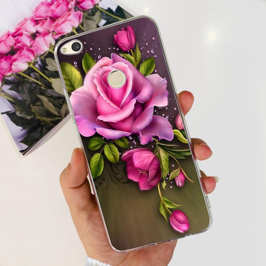 For Huawei P8 Lite 2017 Case Honor 8 Lite Luxury Painted Cover Clear Silicone Soft TPU Phone Case For Huawei GR3 2017 Back Cover