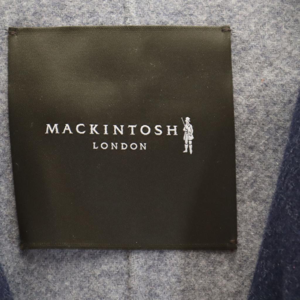 MACKINTOSH LONDON Compressed wool hoodie coat 38 Navy Women Used
