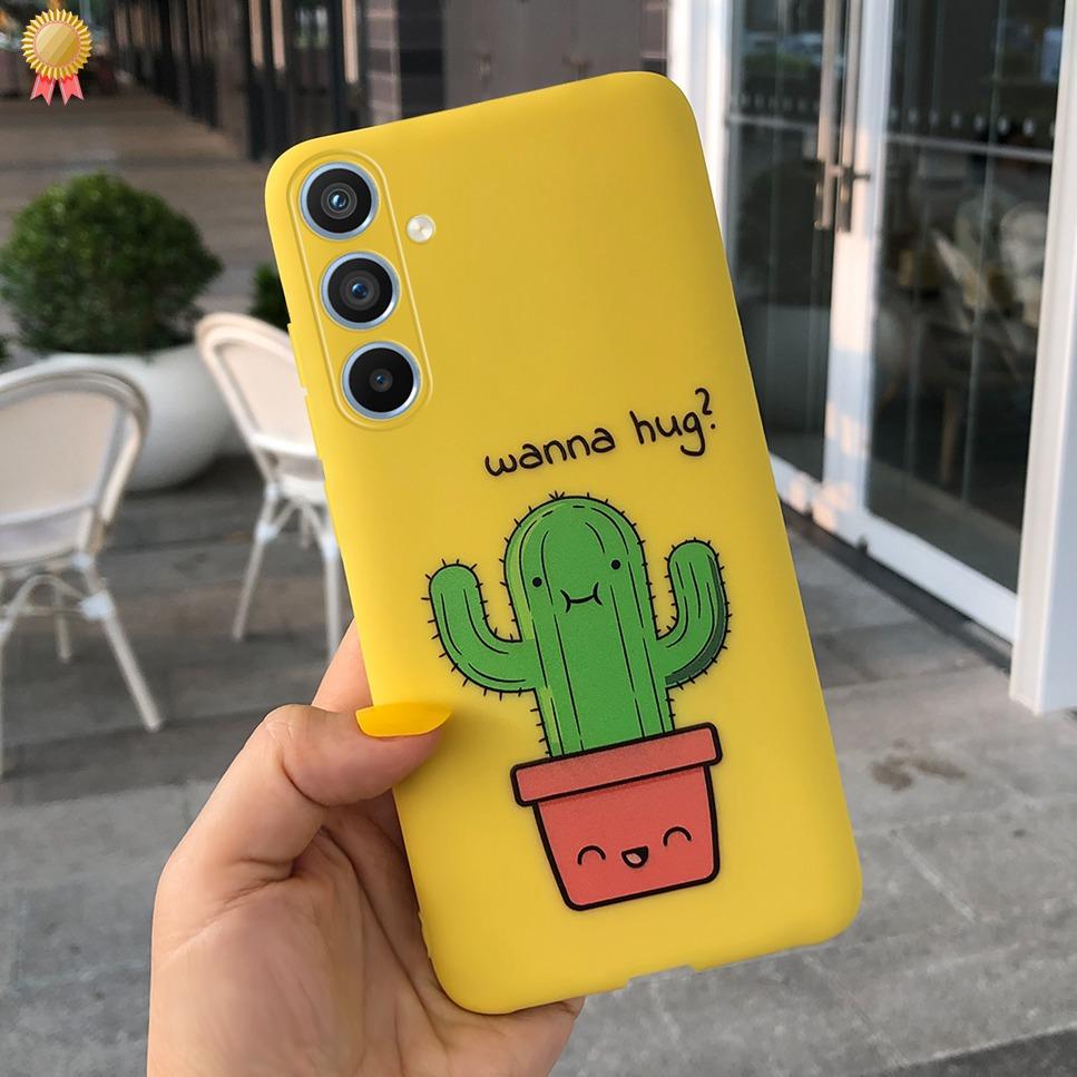 For Samsung Galaxy A24 A 24 4G Case Cute Shockproof Silicone Cartoon Back Cover For Samsung A24 SM-A246M A 24 Funda