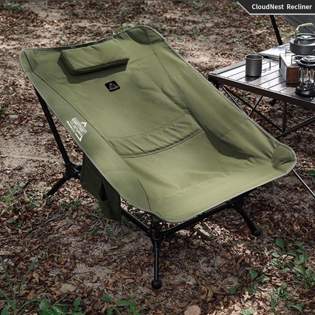TENPLAY 2025 Model Recliner Outdoor Chair Folding Camping Chair Height Adjustable 5WAY Angle Adjustable Grand Chair Nap 7075 Aluminum 900D Oxford