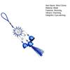 Yousheng Blue Evil Eyes Wind Chime for Outside Butterfly/Elephant/Tree/Sun/Hand Decorative Metal Bell Hanging Ornament for Home Garden Balcony