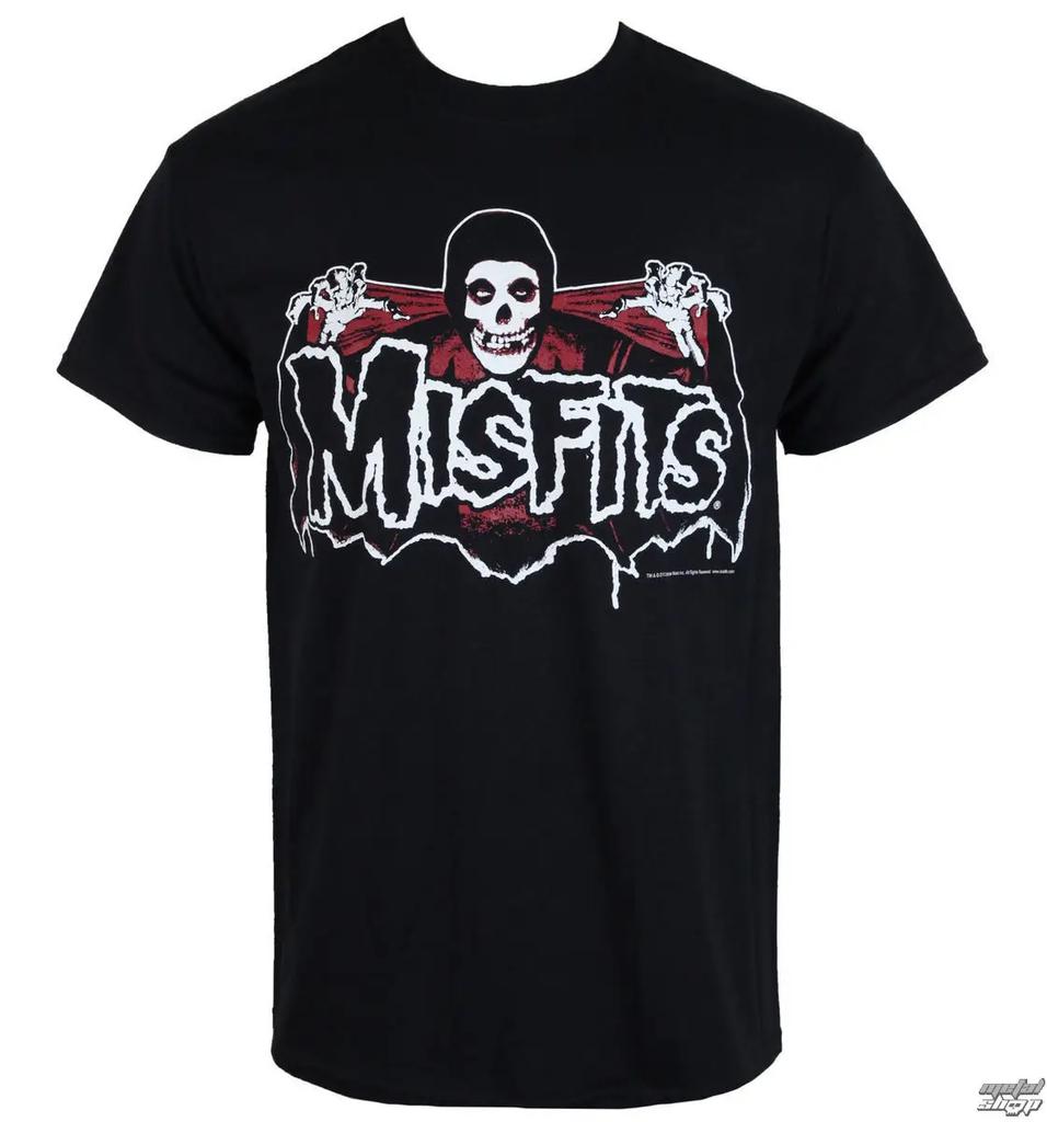 Summer Men's MISFITS Cotton T-shirt, a Fashionable Brand Short-sleeved T-shirt, Luxurious Casual Retro Top for Women