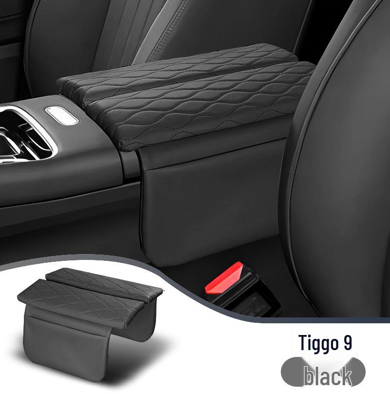 Chery Tiggo 9 Armlehnenbox Schutzabdeckung - Leder Erhöhungspolster für Modell 2026