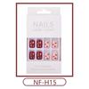 2023 Fake Nails Nail Coffin Stick Designs Box Short Square with Press Glue Tips Art Press On Set Full Cover Artificial