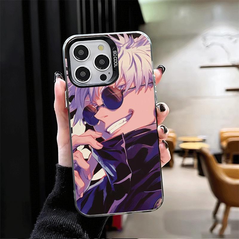 Anime Gojo Satoru JUJUSU Soft Phone Case for iPhone 15 16 17 Pro Max 17Air 16E 14 Plus 13 12 Mini Shockproof Cover Back Shell
