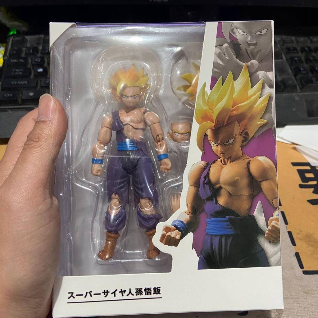 New Hot Dragon Ball Collection: Wukong Realm King Fist Vs. Rustrans Super Saiyan Handheld Ornament Collection Gift For Kids