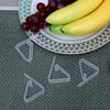 Clear Plastic Tablecloth Clips - Invisible Non-Slip Grips, No Drill Required, Transparent Table Skirt Holders for Secure Fit, Ideal for Home