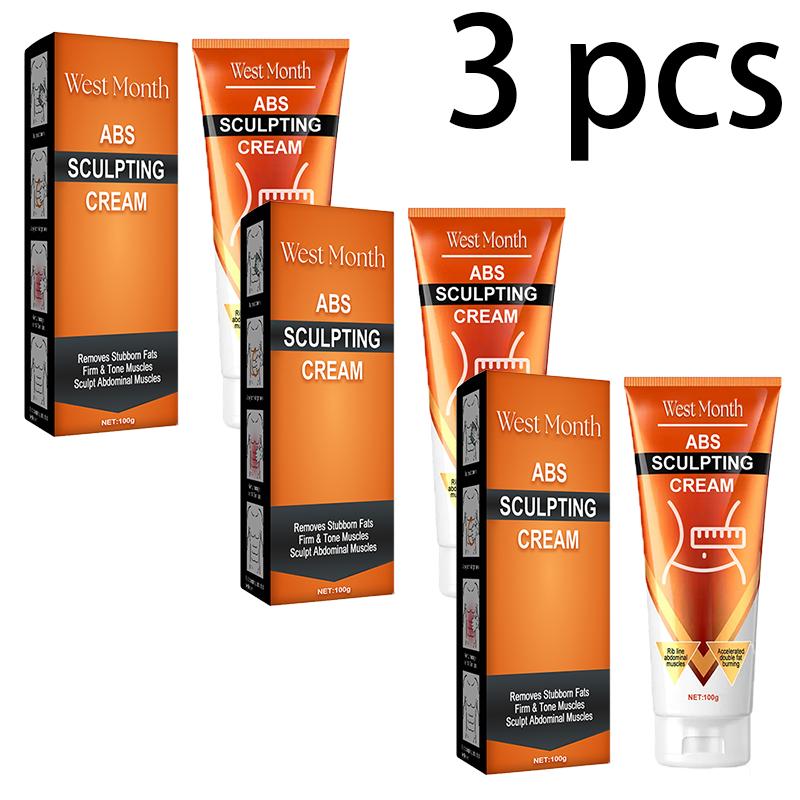 West Month Muscle Care Cream Daily Men's Abdominal Lines Fitness Tightening & Firming Massage Apply Cream