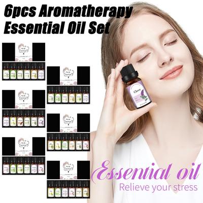 6PCS/10ML Candle Unilateral Sweet Orange Aromatherapy Teatree Oil Lavender DIY Candle Material Oil-Soluble Aromatherapy Essentialoil