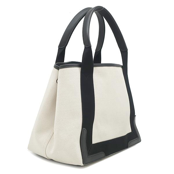BALENCIAGA 339933 Navy kabas STote Bag canvas/leather Array